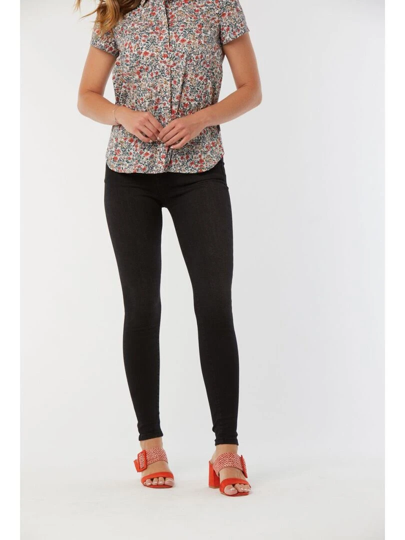 Lee Cooper   Jean coton skinny LC115   Noir