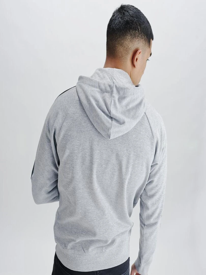 HOODIE ZIPPE NERVE Airness   Gris