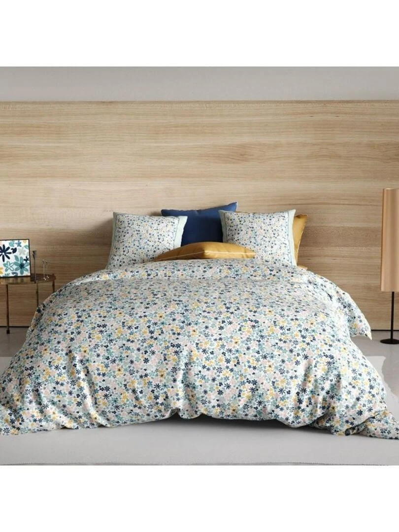Parure 4 pièces Mani 2 personnes coton 57 fils DH140 Blanc