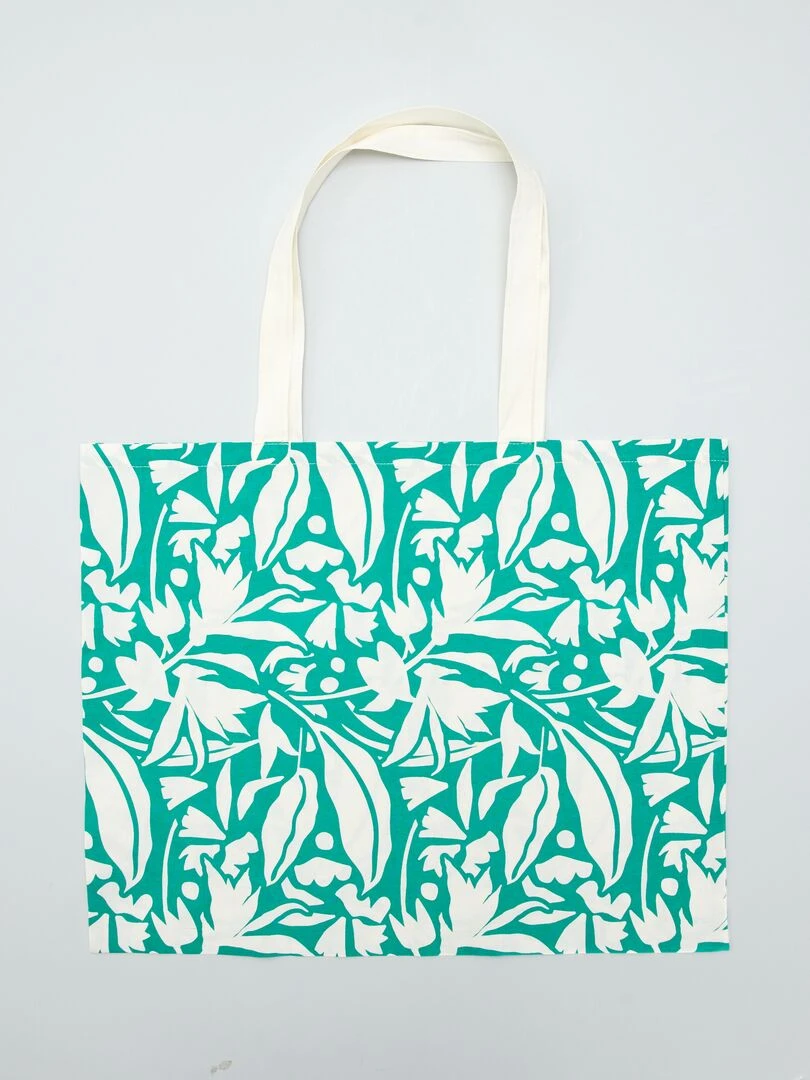 Totebag en tissu Vert