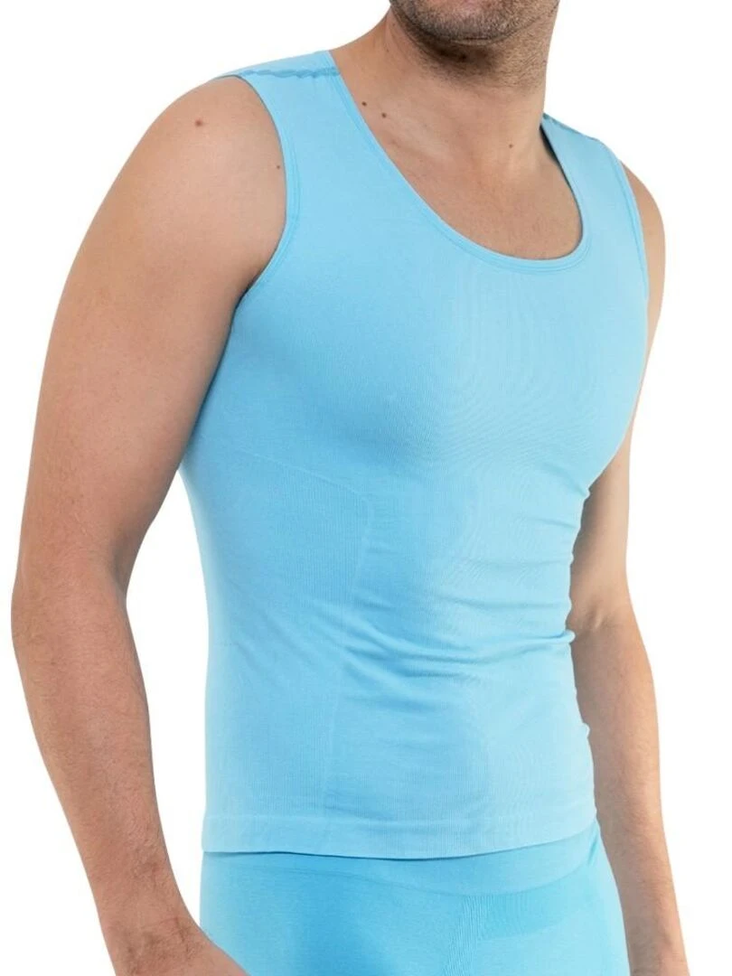 Débardeur amincissant et sculptant BEAUTYTHERM   Bleu