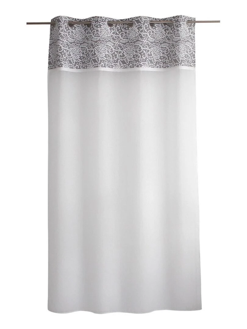 Voilage à œillets 135x240 Elisa gris clair Gris