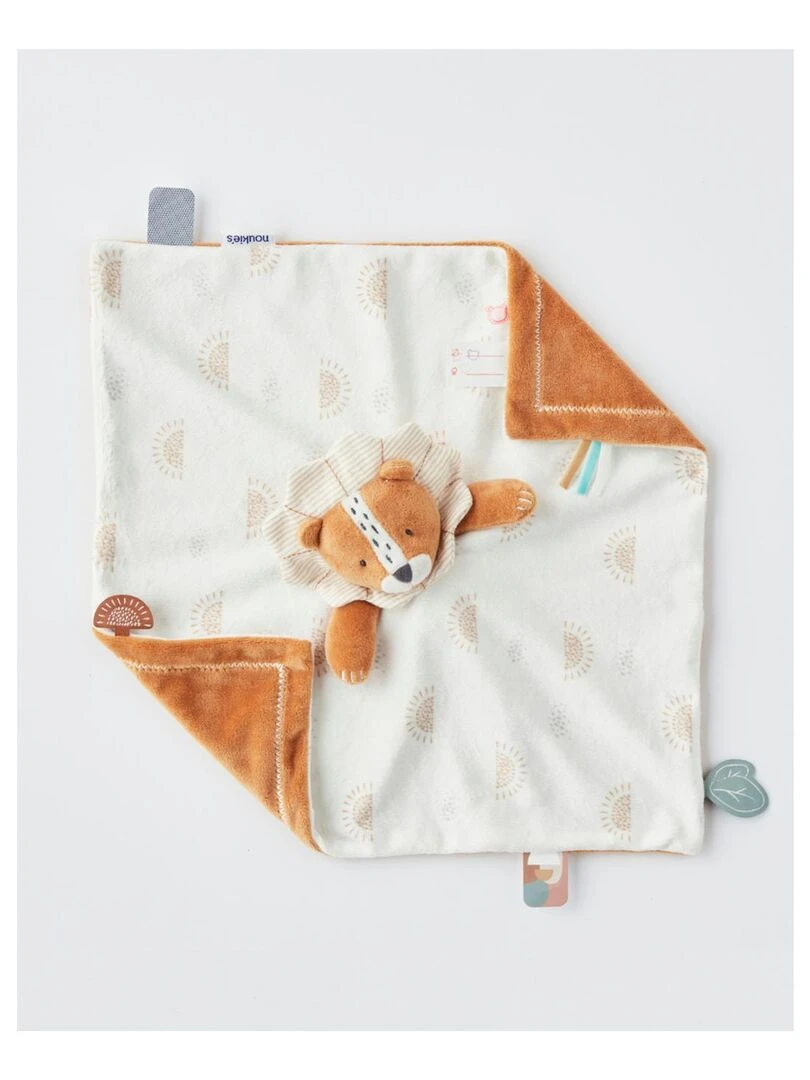 Doudou jour & nuit Babou  caramel/écru   Blanc