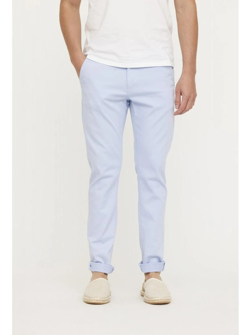 Lee Cooper   Pantalon coton slim NEILS   Bleu gris