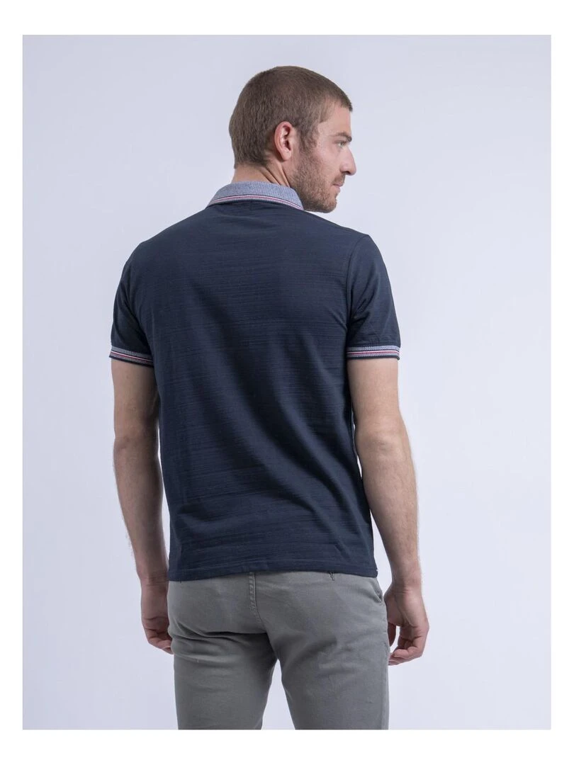 Polo manches courtes PIMALIK Bleu marine