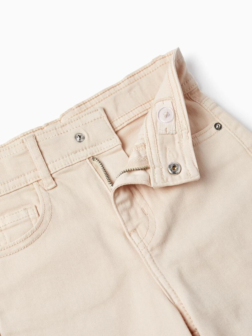 Pantalon en coton pour fille 'Wide Leg'  THE WAVE TRIBE   Blanc