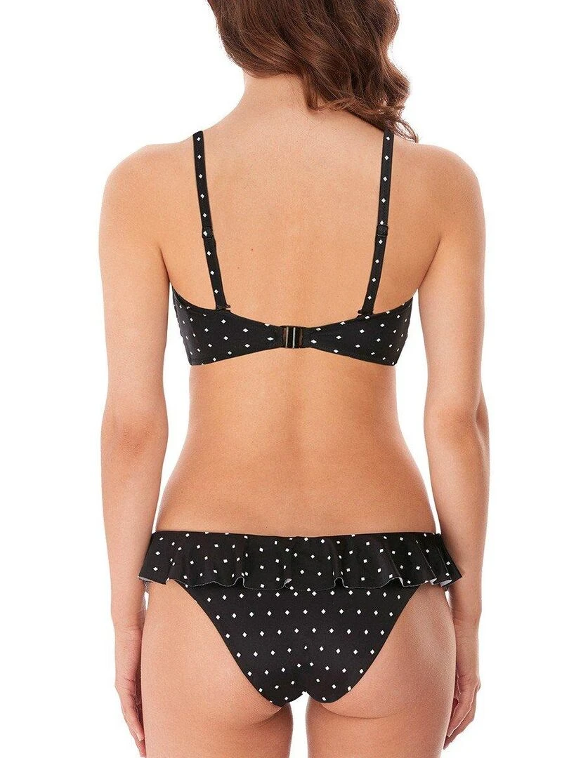 Haut de maillot brassière à armatures cachées Jewel cove   Noir