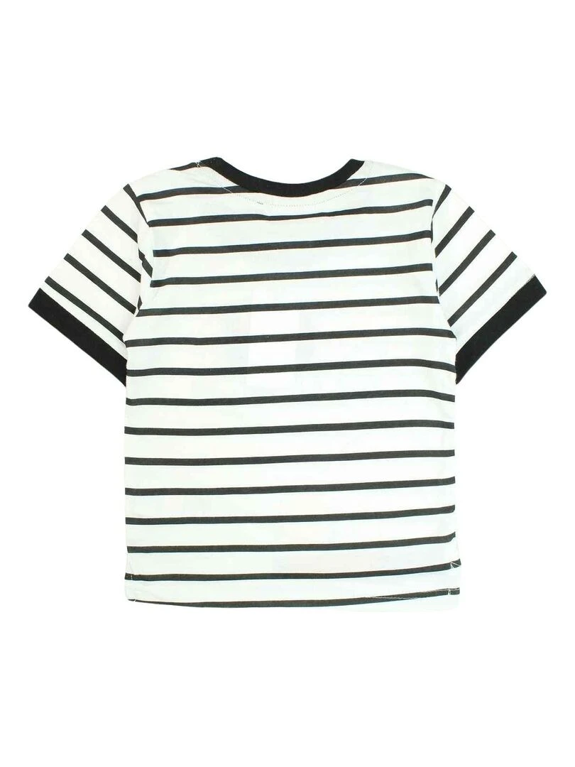 Disney   T shirt garçon imprimé Spiderman en coton   Jaune
