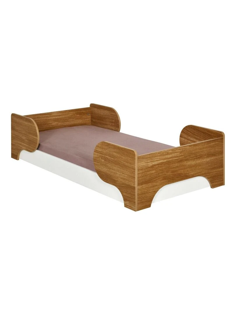 Pack lit bébé avec matelas Pango AKITEN RETAIL Blanc Marron