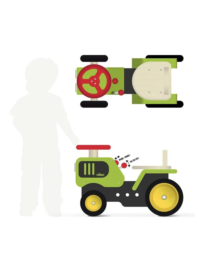 Porteur Tracteur En Bois 'vilac' N/A