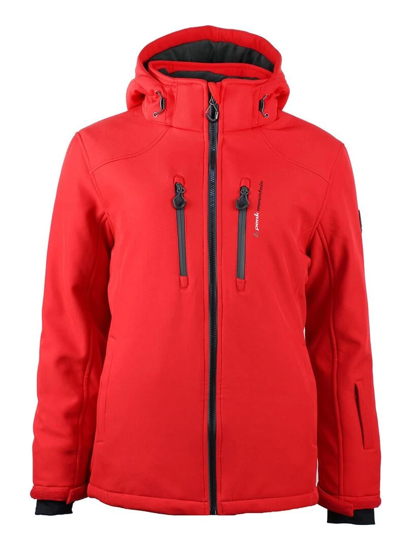 Blouson softshell femme ANADI PEAK MOUNTAIN Rouge