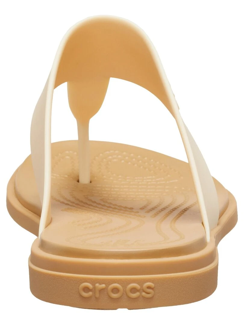 Sandales à Enfiler Crocs Tulum Flip   Jaune