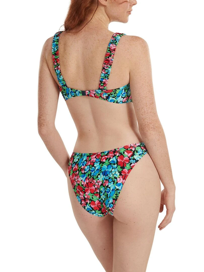 Bas maillot slip de bain échancré taille basse Napoli   Bleu
