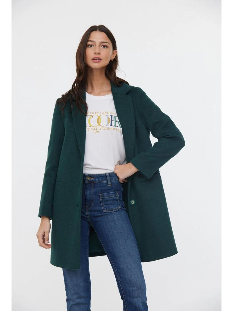 Lee Cooper   Manteau manches longues polyester regular FIDA   Vert