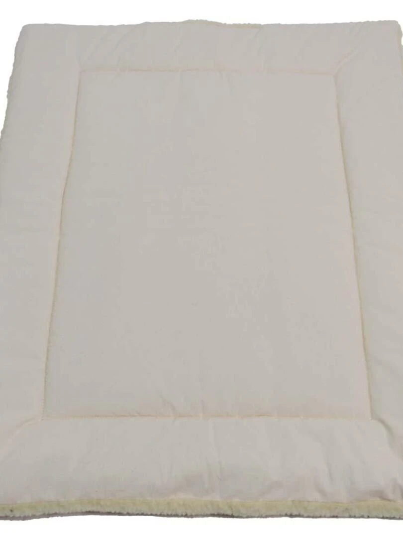 Tapis de jeu en laine Wooly (100 x 100 cm)   Ecru