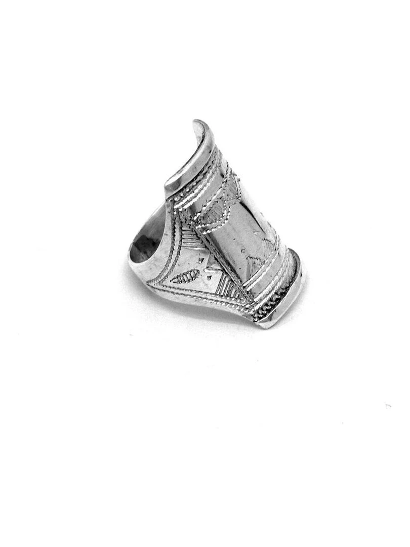 Bague ethnique Touareg chevalière Bijoucolor Argent