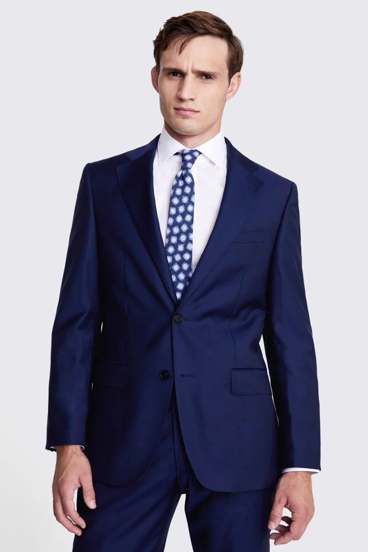Slim Fit Navy Black Check Jacket   Buy Online at Moss
