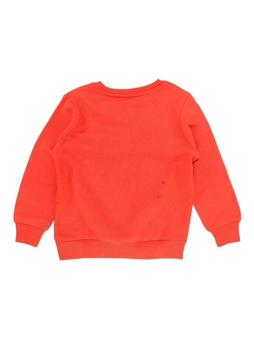 Disney Sweat garçon imprimé Spiderman en coton Rouge
