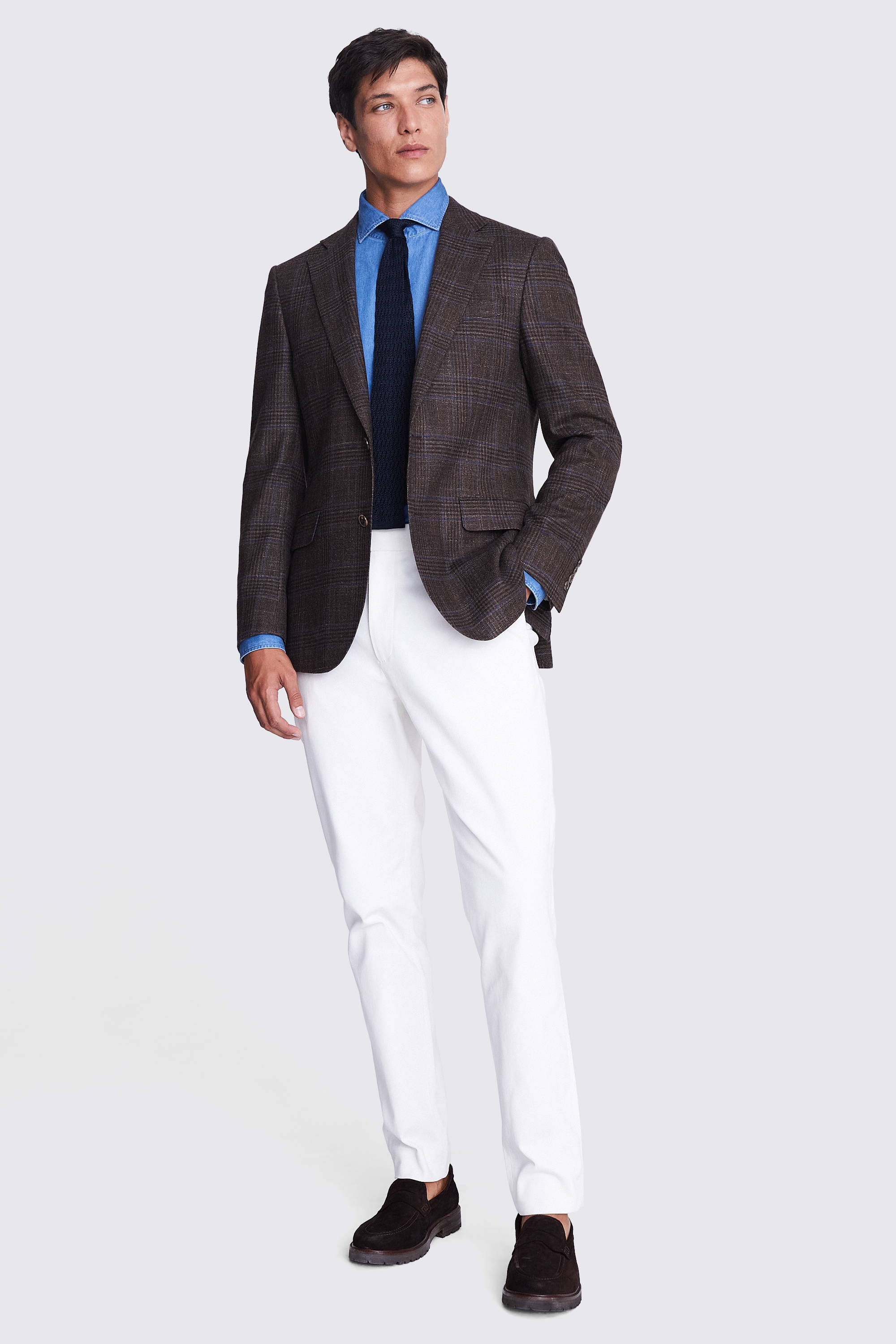 Tailored Fit Navy Hoxton Jacket     Buy Online at Moss