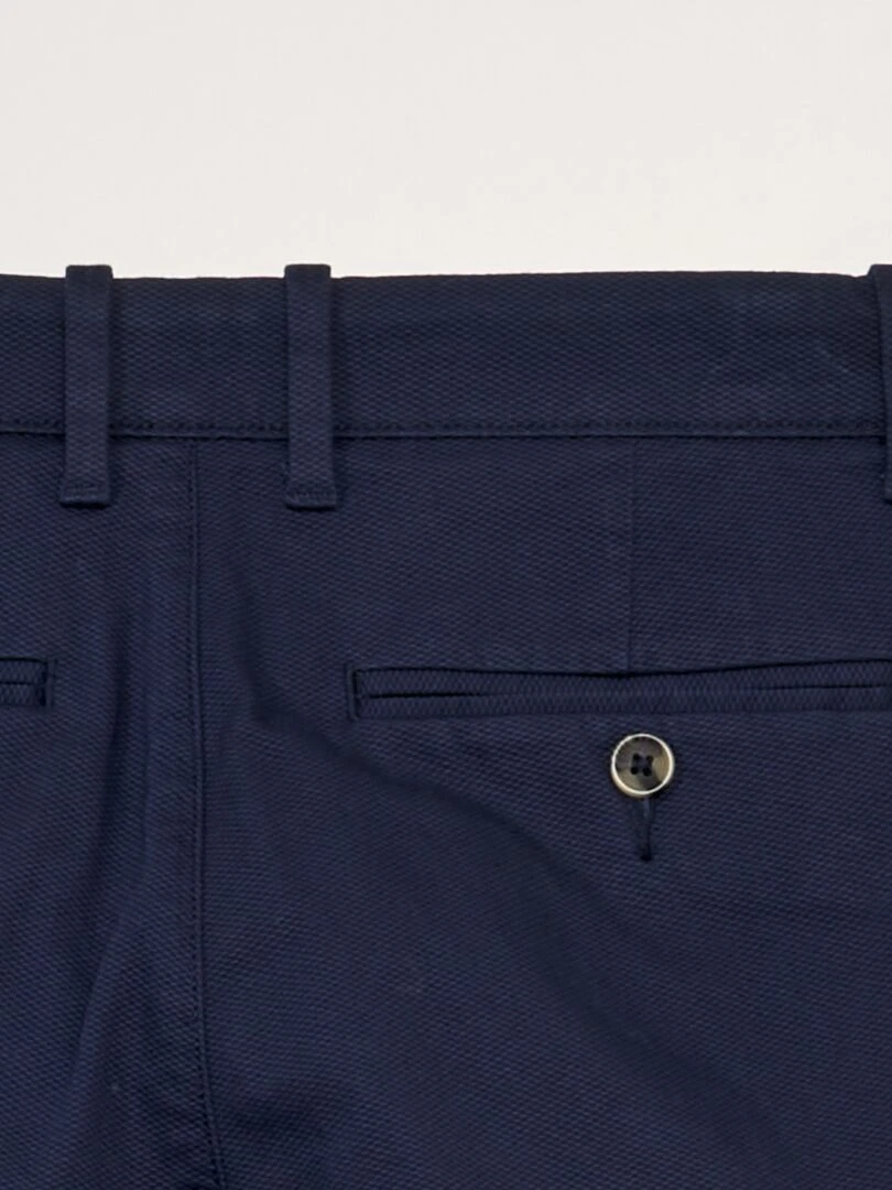 Pantalon chino en twill   Bleu marine