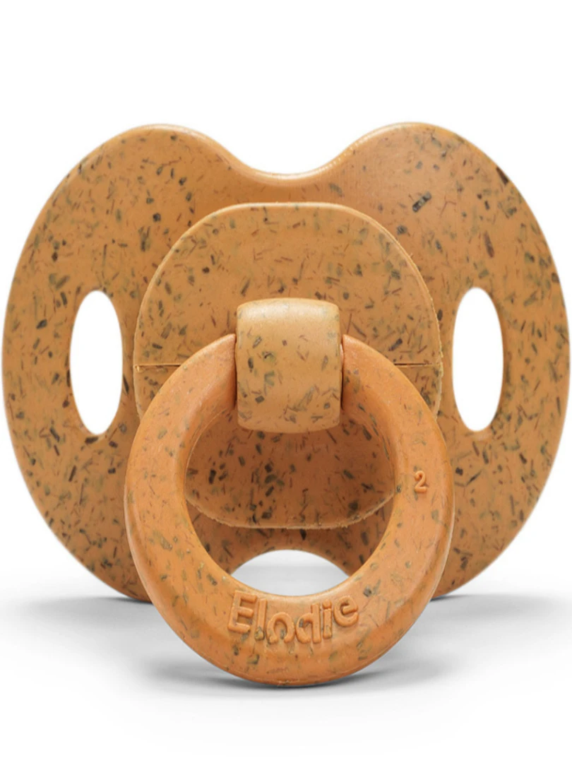 Sucette Physiologique En Bambou Orange Gold (3 Mois Et +) Orange