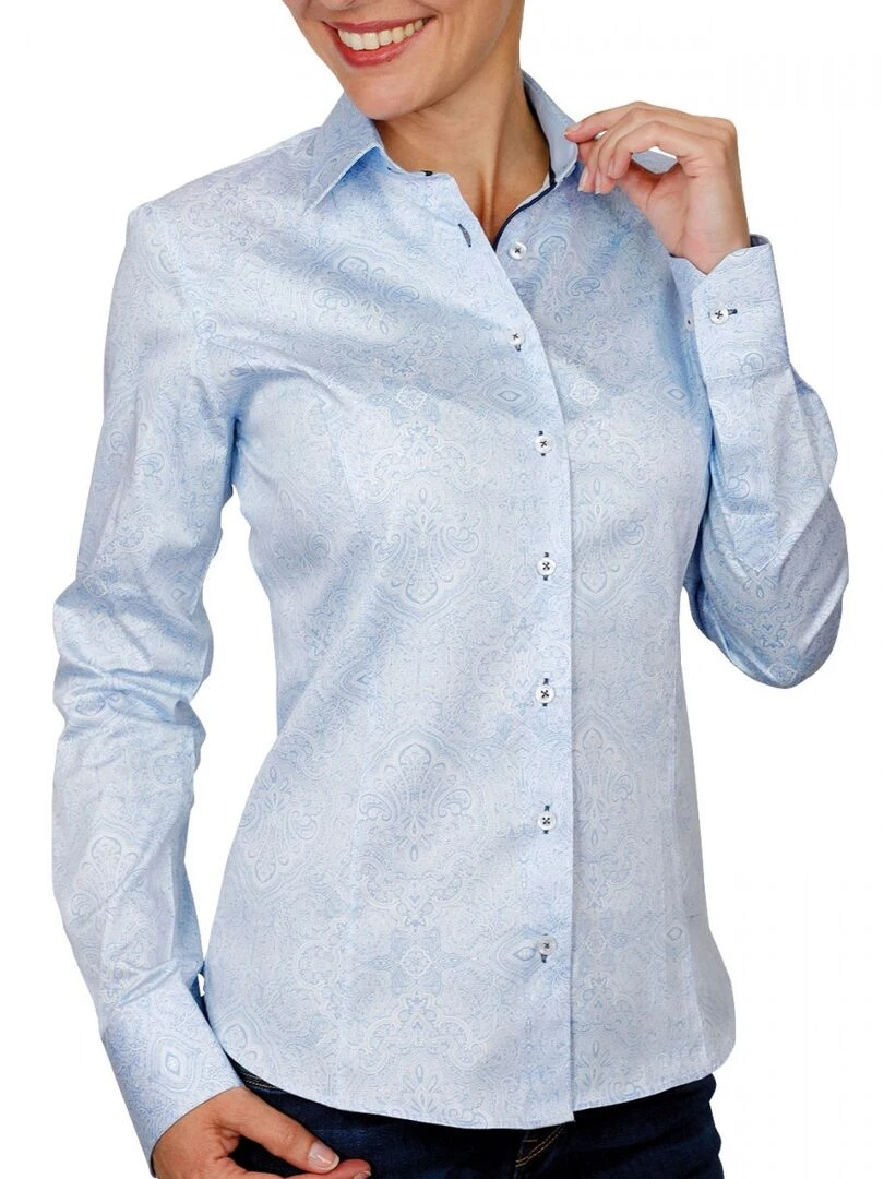 Chemise imprimée KIARA   Bleu