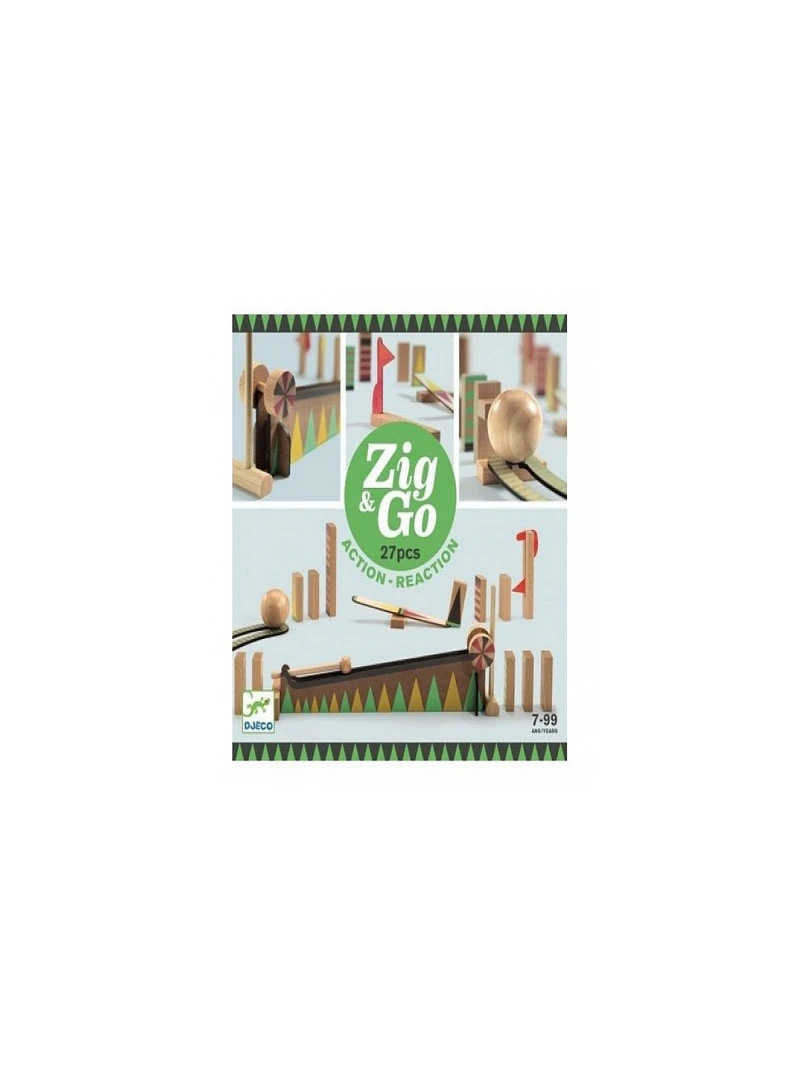 Zig And Go Big Ball 27 Pièces Bois N/A