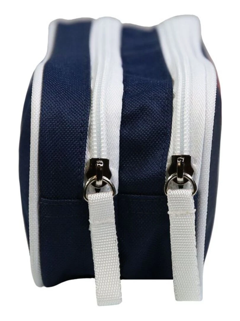 Trousse scolaire 2 compartiments Phileas Rugby Bleue Bagtrotter   Bleu