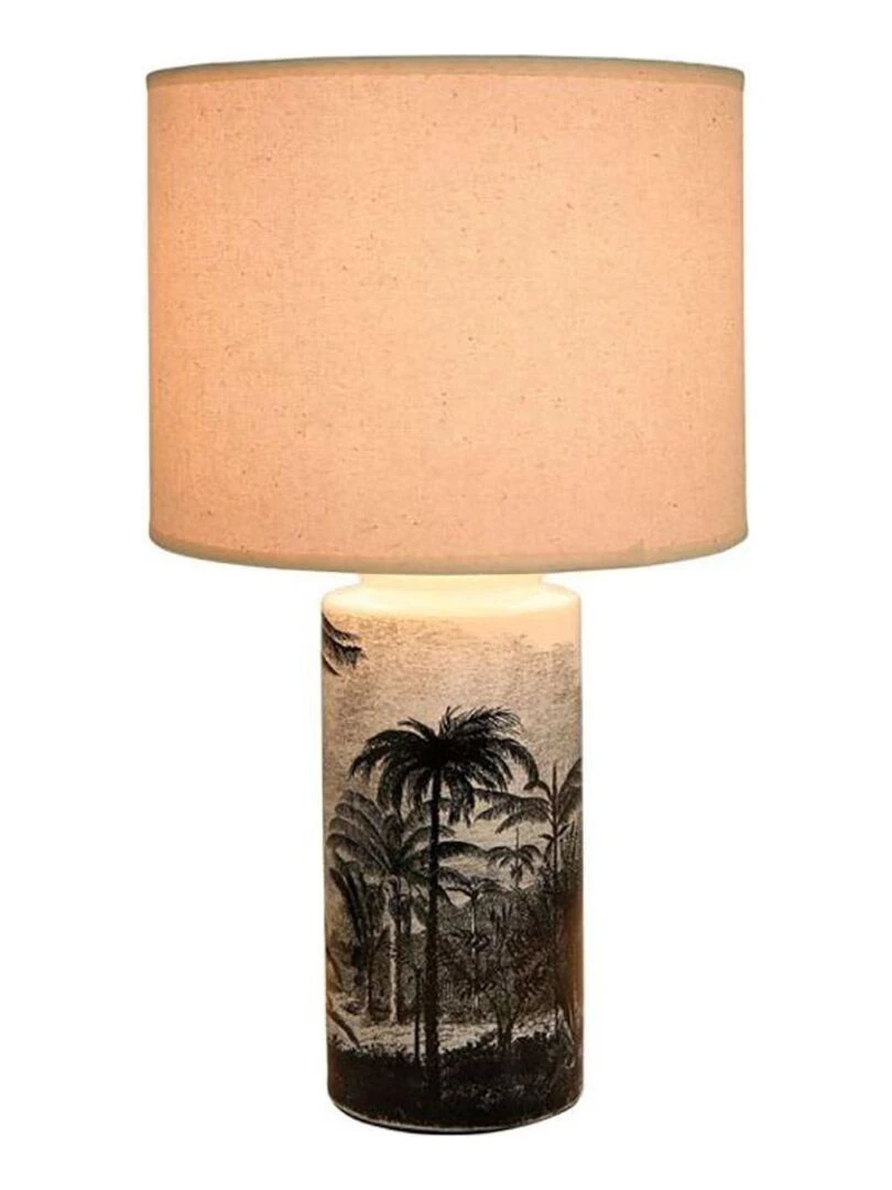 Lampe céramique Palmeraie   Beige
