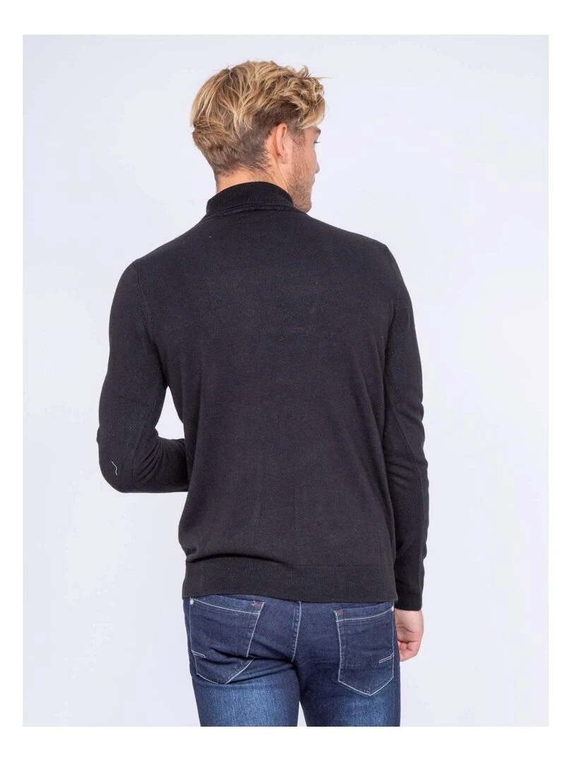 Pull col roulé aspect cachemire LOVOU Noir