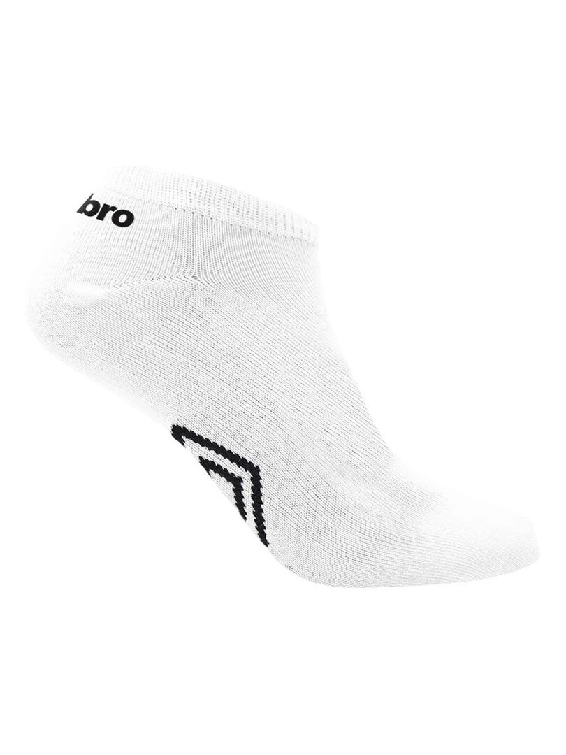 Lot de 5 Paires de Chaussettes Socquettes Homme Umbro   Blanc