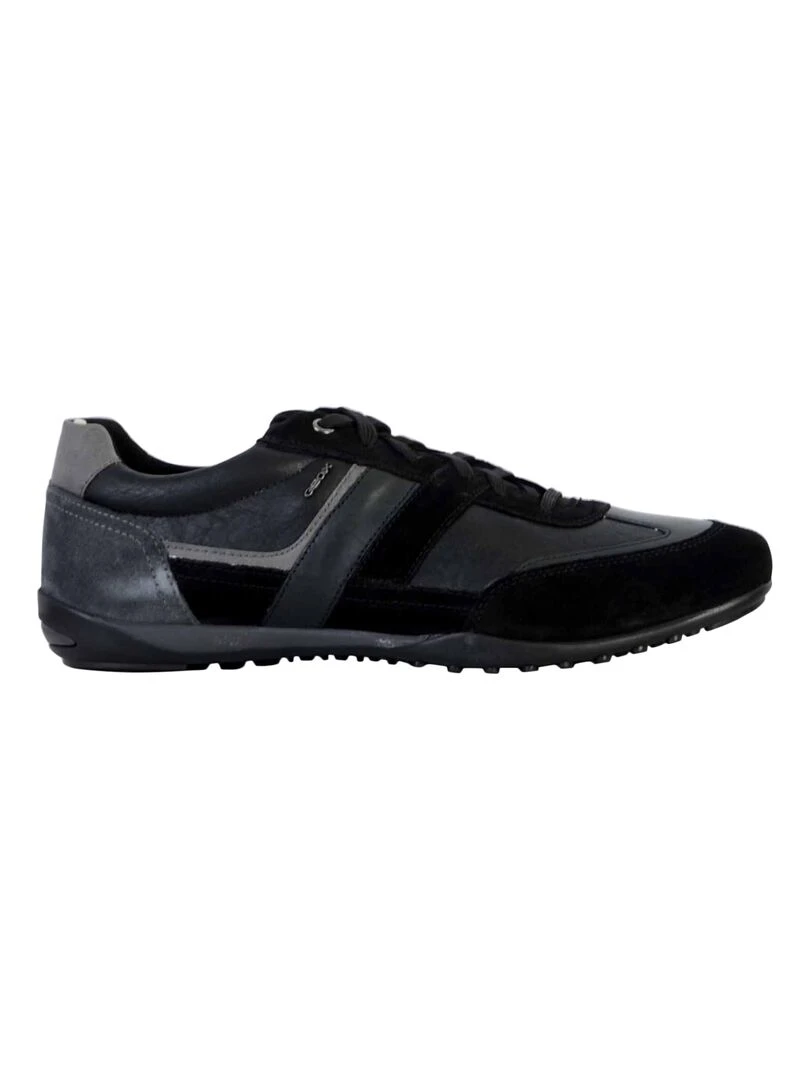 Basket Cuir Geox Wells Noir