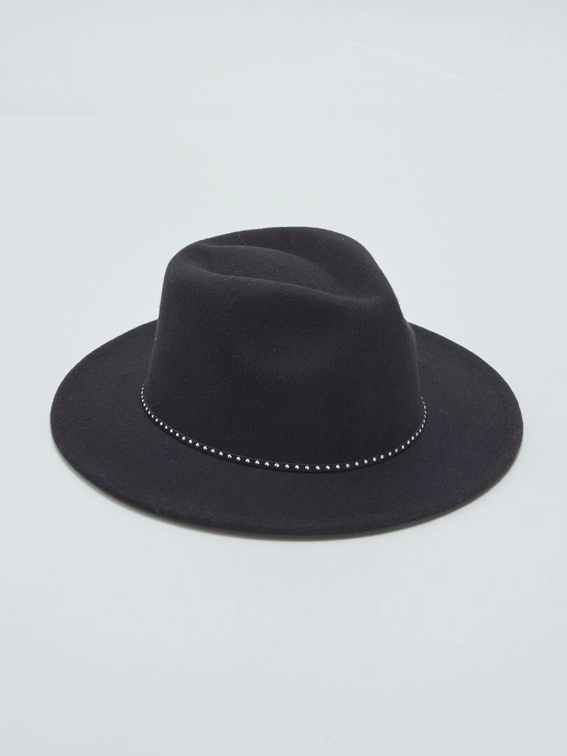 Chapeau feutre Noir