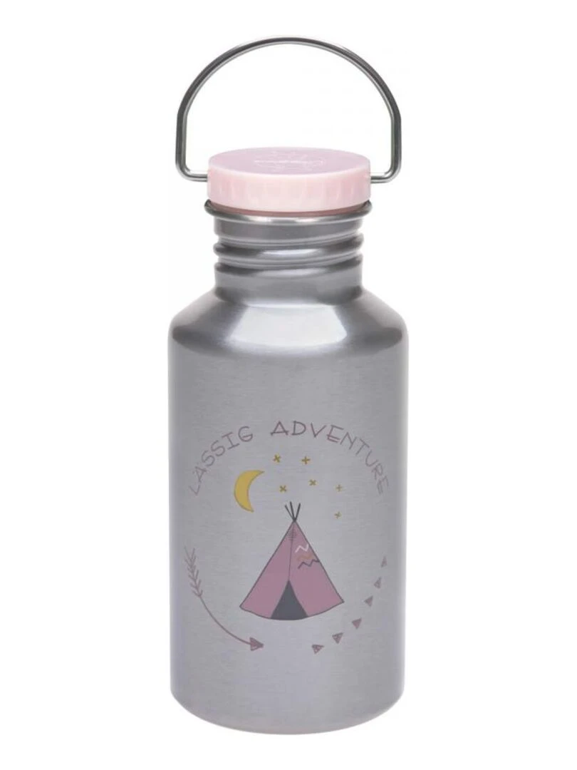 Gourde en inox 500 ml Tipi Rose