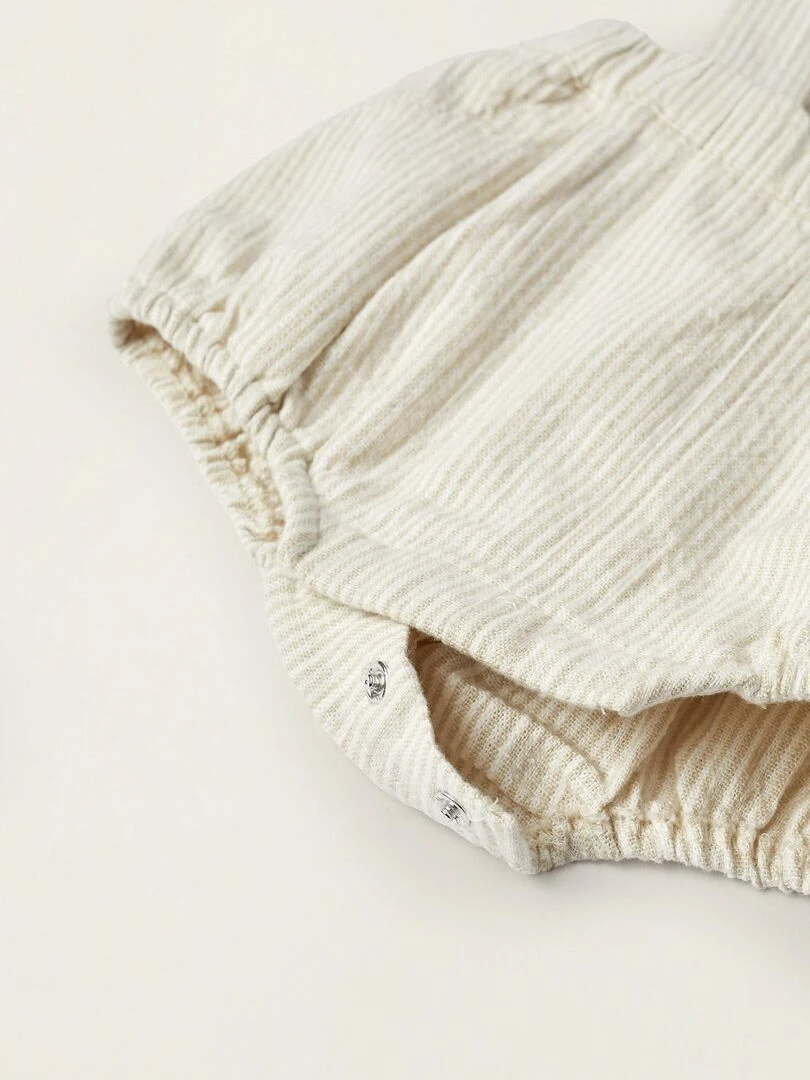 Body + Bloomer pour Nouveau Né   Blanc