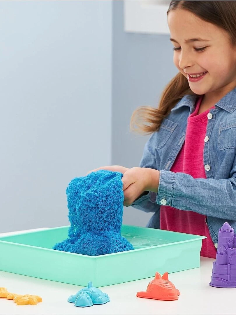 Sable kinétique Coffret château bac à sable   N/A