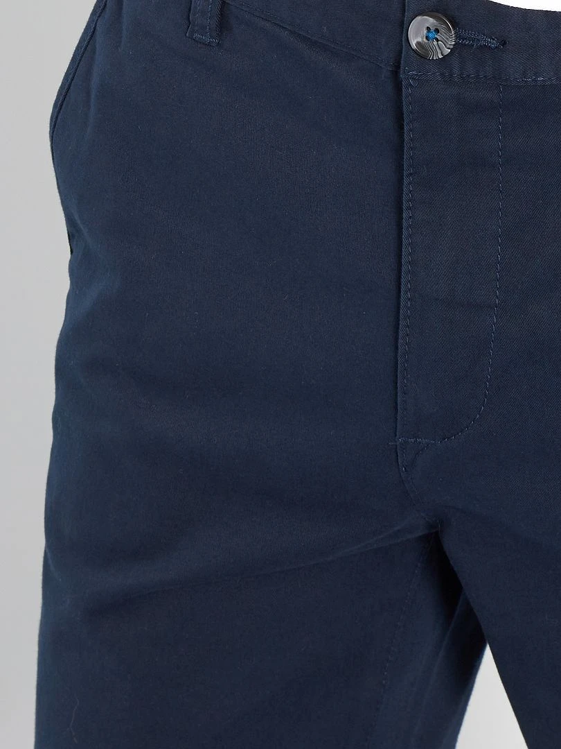 Chino skinny stretch   L32   bleu marine