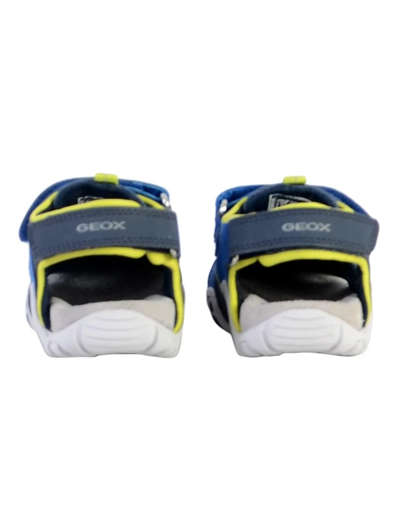 Sandale Plate Cuir Geox Enfant Kraze   Bleu marine