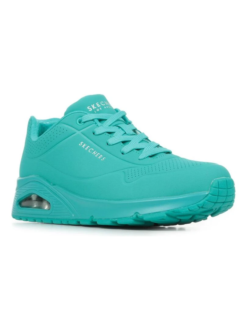 Baskets Skechers Uno Stand On Air Bleu turquoise