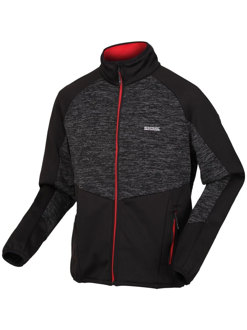 Regatta   Veste polaire COLADANE   Noir Rouge Noir