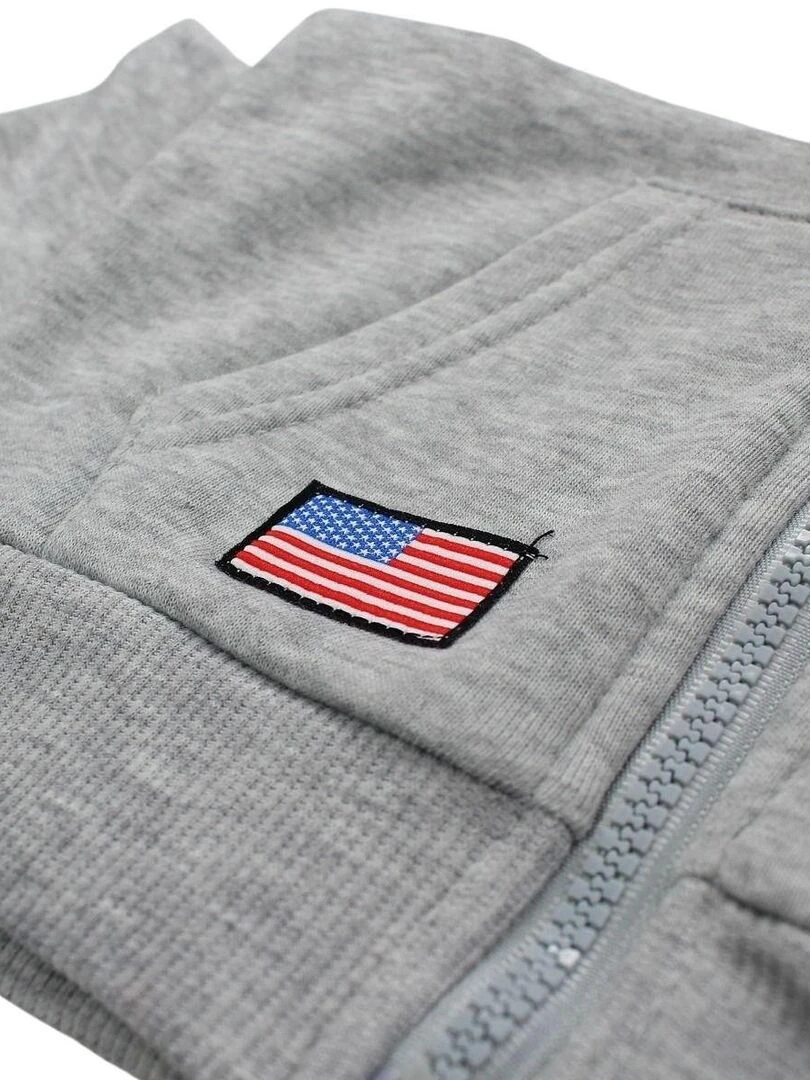 Nasa   Veste garçon imprimé logo   Gris