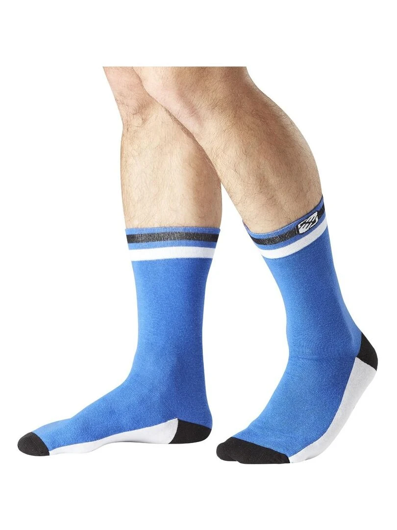 Lot de 4 Paires de Chaussettes de ville homme Fantaisie Racing Freegun   Noir