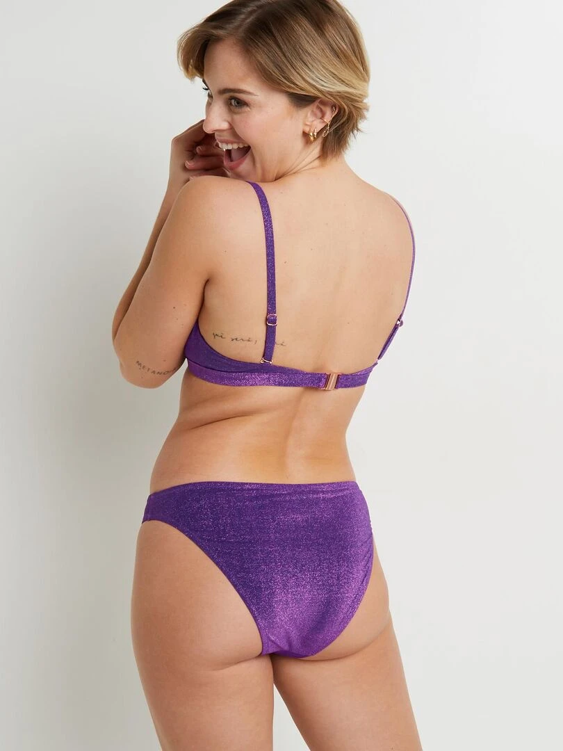 Maillot de bain culotte midi Moorea   RougeGorge Lingerie   Violet