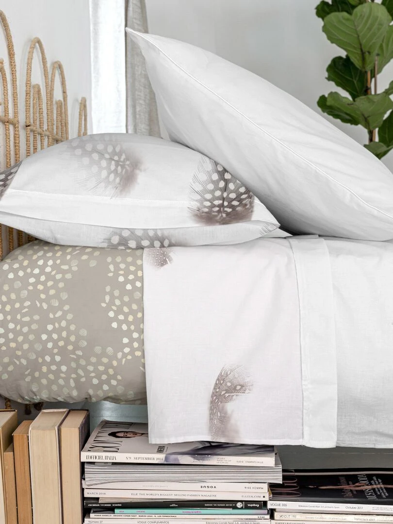 Drap Light "Happyfriday" Blanc