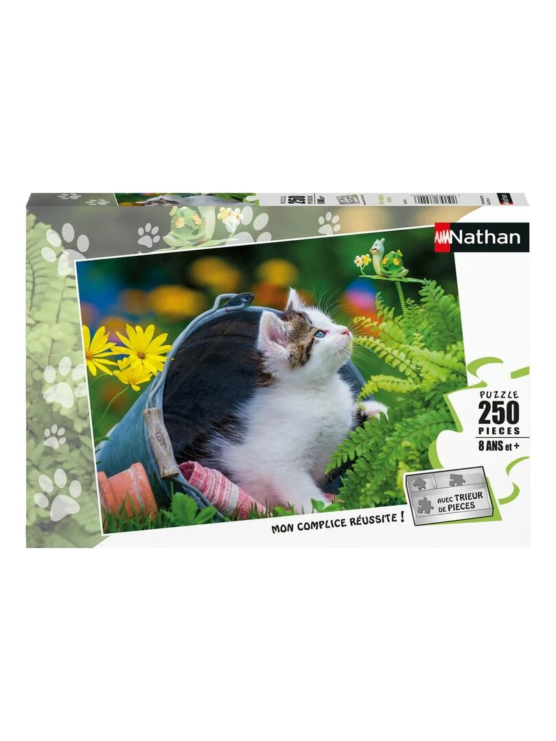 Puzzle 250 pièces : Petit chaton curieux N/A