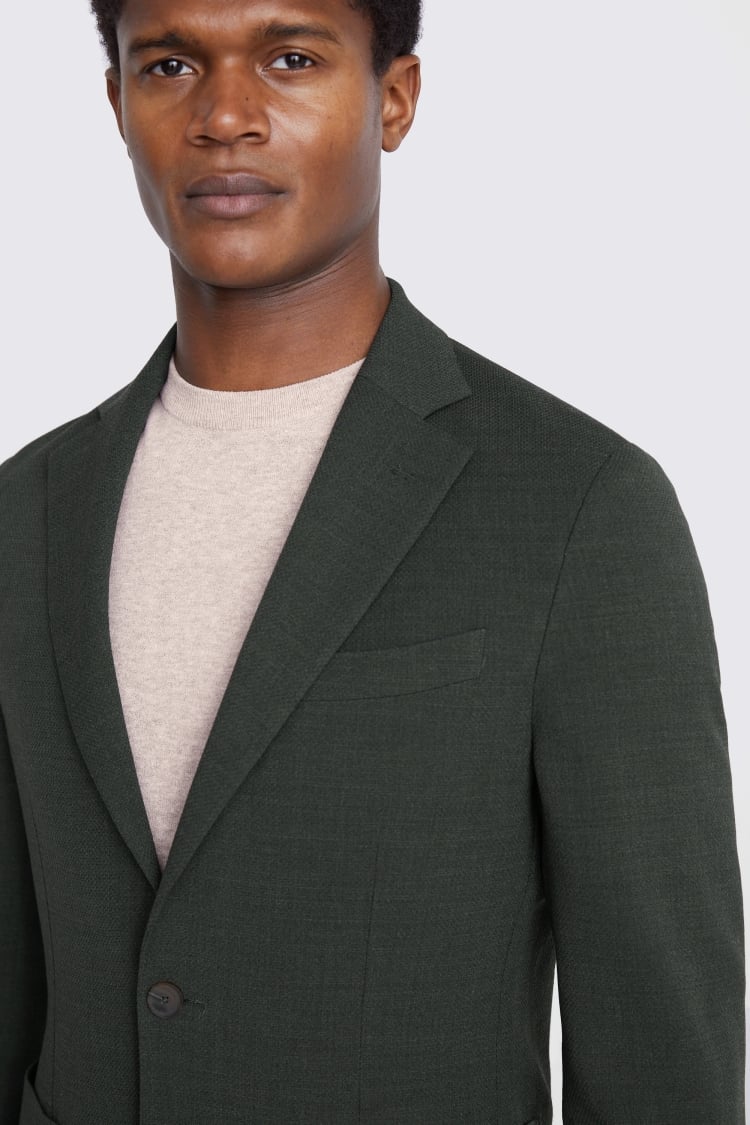 Slim Fit Ink Houndstooth Dress Jacket   Buy Online at Moss