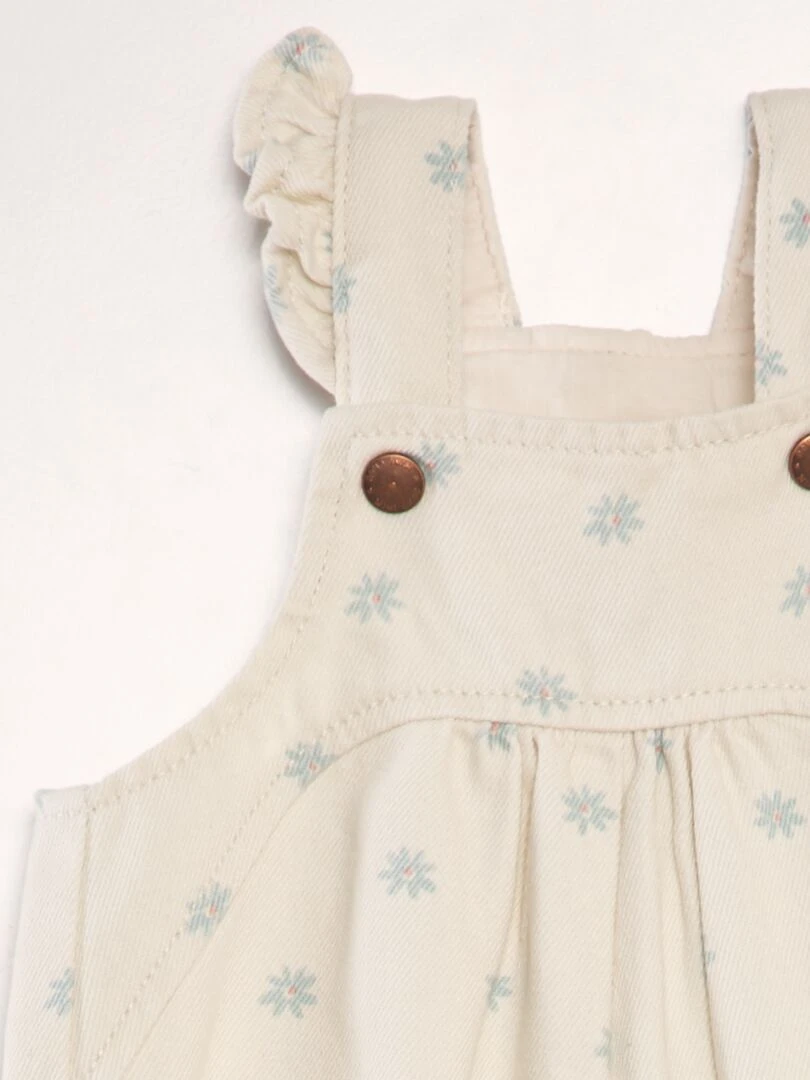 Robe en gaze de coton   Bleu