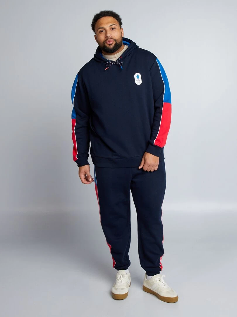Sweat en molleton Equipe de France Olympique et Paralympique Navy
