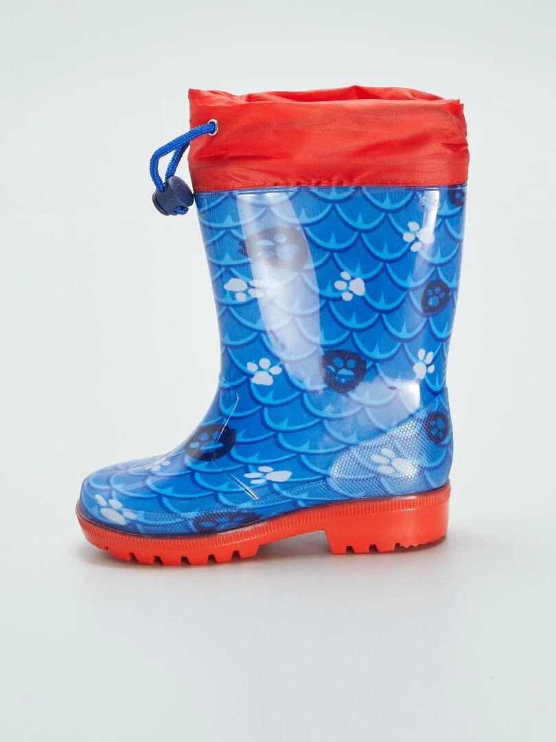 Bottes de pluie 'Pat'Patrouille'   bleu