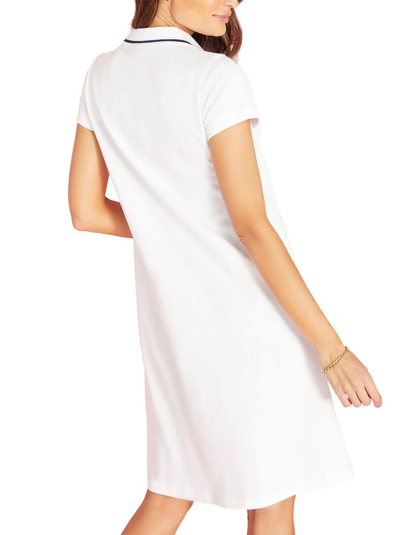Robe estivale manches courtes Ipanema Blanc